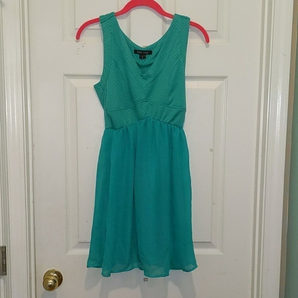 New look mint green midi dress Sz S
